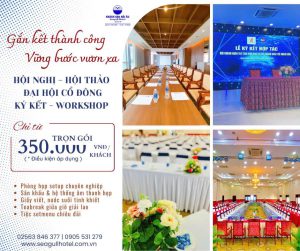 Combo dat hoi nghi khach san Hai Au