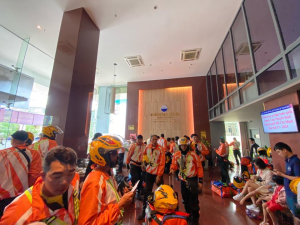 KHÁCH SẠN HẢI ÂU CHÀO MỪNG ĐOÀN ĐUA XE ĐẠP TRANH CÚP HTV 2025